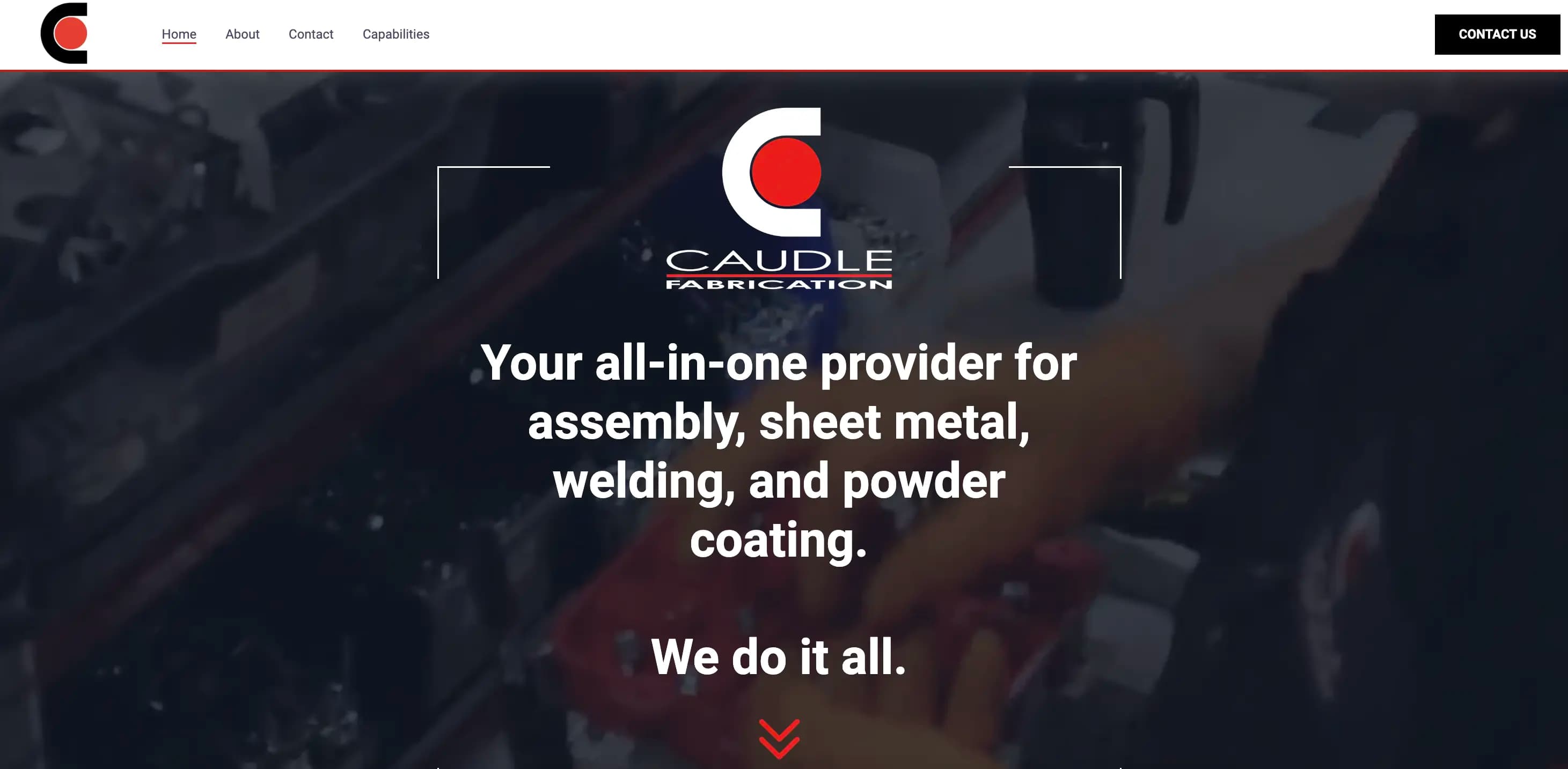 Caudle Fabrication homepage